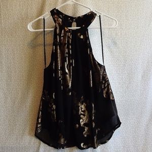 Choker Collar Tank Blouse